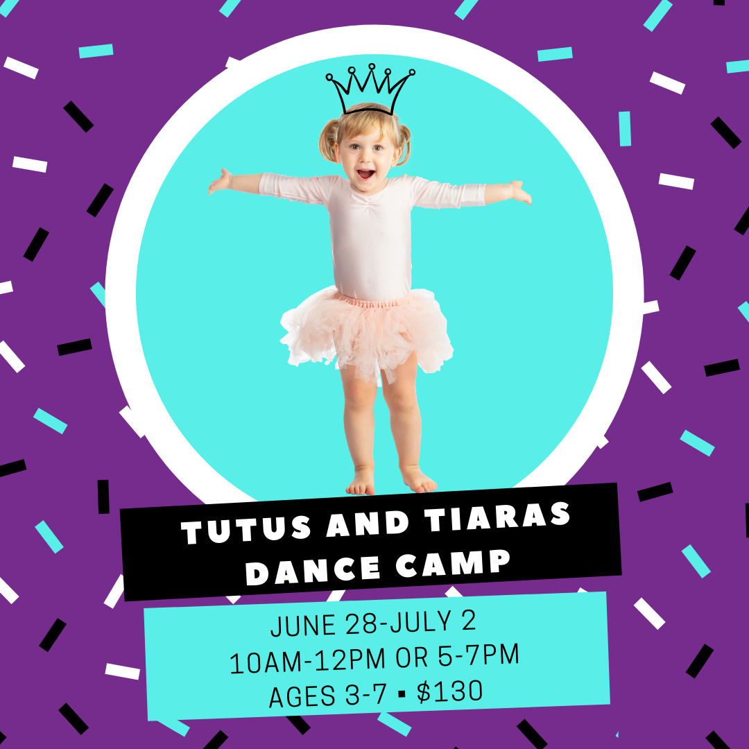 2 Embrace the power of your inner princess and join us this summer! Dancers ages 3-5 will sail with Moana, see the impossible become possible with Mary Poppins, find their inner beauty with Belle, and create a winter wonderland with Elsa. Join us for a week-long journey of dancing, arts & crafts and endless amounts of fun! Each day dancers will celebrate with a different princess and learn tap, jazz, and ballet dances.